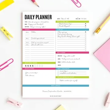 Bliss Collections Daily Planning Pad - Organize Your Life