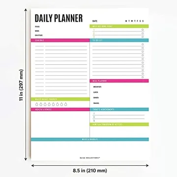 Bliss Collections Daily Planning Pad - Organize Your Life