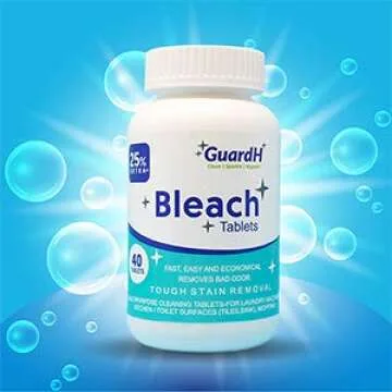 GuardH Bleach Tablets 40 Count - Convenient Cleaning Solution