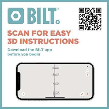 Zenna Home Shower Caddy with Towel Bar & 4 Shelves