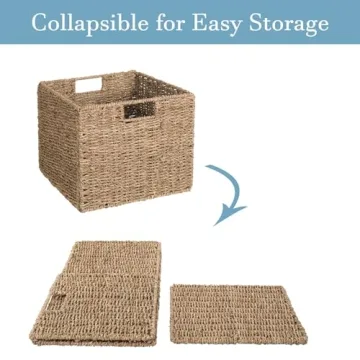 Seagrass Storage Baskets for Home Organization and Style