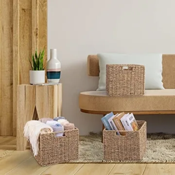 Seagrass Storage Baskets for Home Organization and Style