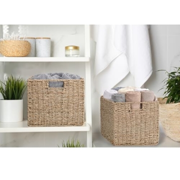 Seagrass Storage Baskets for Home Organization and Style