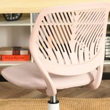 Colorful Armless Desk Chair for Home Office