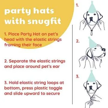 Huxley & Kent Pet Party Hat | Birthday Hat for Dogs and Cats