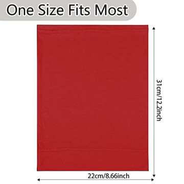 Messen 12 Pieces Under Scarf Hijab Cap Under Caps for Turban Head Wraps Scarf Solid Color Hijab Tube Unisex Stretch Dreadlocks Tube Neck Cover