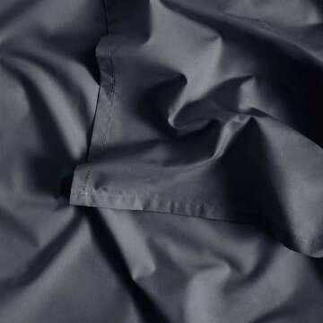 Luxury Sateen 4 Piece Sheet Set in Graphite