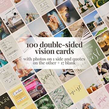 CALMOURA Vision Board Kit for Adults Supplies — Vision Board Supplies Kit for Collage, Scrapbooking — Dream Board and Mood Board for Inspiration