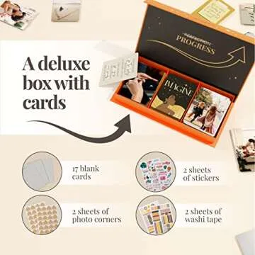 CALMOURA Vision Board Kit for Adults Supplies — Vision Board Supplies Kit for Collage, Scrapbooking — Dream Board and Mood Board for Inspiration