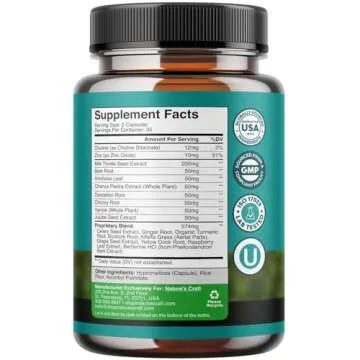 Liver Cleanse Detox & Repair 70 Capsules - Herbal Liver Support Milk Thistle Supplement - Silymarin Milk Thistle Supplements with Dandelion Root, Choline, Beetroot & Artichoke Extract