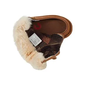 BILLY Footwear Kids Cozy II for Toddlers - Classic Winter Faux Fur Collar Synthetic Little Boots - C...