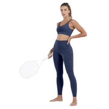 CHRLEISURE Women's High Waisted Leggings with Pockets