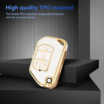 Stylish YHC Key Fob Cover for Jeep Wrangler Gladiator