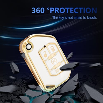 Stylish YHC Key Fob Cover for Jeep Wrangler Gladiator