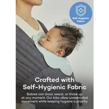 Konny Baby Bibs 5-Pack, 360 ​​° Rotate, Newborn Gifts, Soft and Absorbent Bandana Drooling for Boys Girls baby Essentials - Set 11(Red Flower, Beige, Mimosa, Lavender, Pink Gingham)