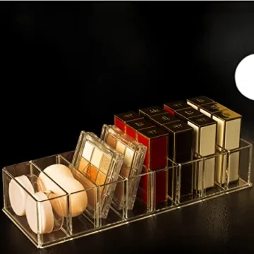 Acrylic Detachable Makeup Organizer 8 Compartments