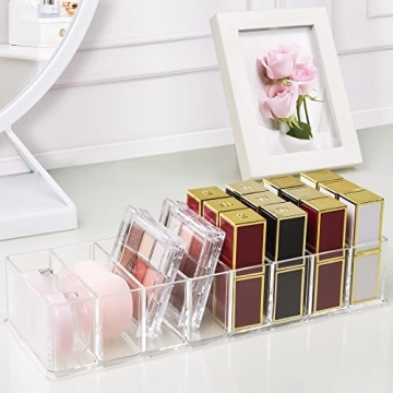 Acrylic Detachable Makeup Organizer 8 Compartments