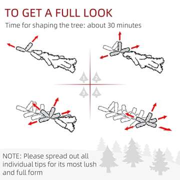 HOMCOM 7' Artificial Pencil Christmas Tree, Slim Xmas Tree with 499 Realistic Branch Tips and Plastic Stand, Pink