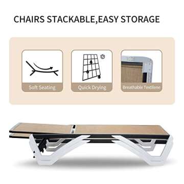 Domi Adjustable Chaise Lounge - Stylish Outdoor Comfort