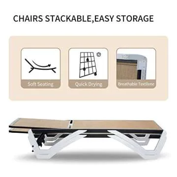 Domi Adjustable Chaise Lounge - Stylish Outdoor Comfort