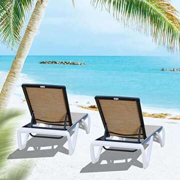 Domi Adjustable Chaise Lounge - Stylish Outdoor Comfort