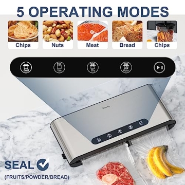 MRang Double Pump Vacuum Sealer with 5 Modes & Stainless Steel