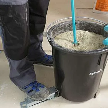 COLLOMIX NA Mixing Paddle - LX Series 2.4" Mixer Drill Bit also for Paint, Coatings, and Thin Low Viscosity Materials & 3/8" Drill Chuck Connection - LX120S