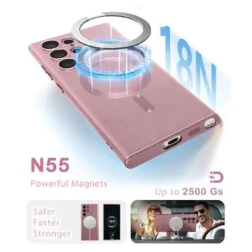 Stylish Amzfield Magnetic Case for Samsung Galaxy S22 Ultra