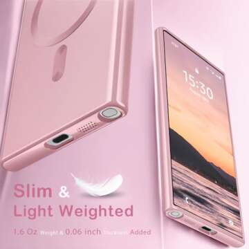 Stylish Amzfield Magnetic Case for Samsung Galaxy S22 Ultra