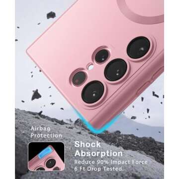 Stylish Amzfield Magnetic Case for Samsung Galaxy S22 Ultra