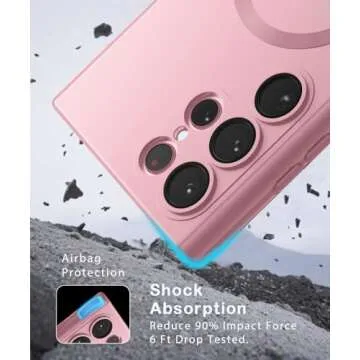 Stylish Amzfield Magnetic Case for Samsung Galaxy S22 Ultra