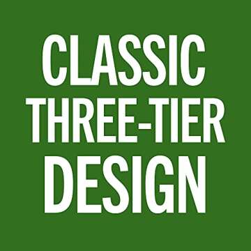 McCormick Gourmet Three Tier Wood 24 Piece Organic Spice Rack Organizer with Spices Included, 27.6 oz