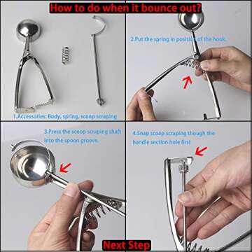 Cookie Scoop Set 3 PCS for Perfect Baking