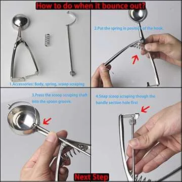 Cookie Scoop Set 3 PCS for Perfect Baking