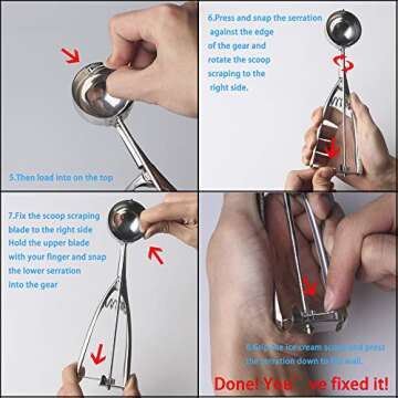 Cookie Scoop Set 3 PCS for Perfect Baking