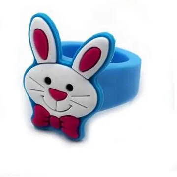 BinaryABC Easter Kids Play Rings - Perfect Party Favors