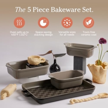 Our Place Bakeware Set | 5-Piece Nonstick Ceramic Set