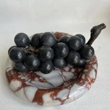 Elegant SAIDKOCC Marble Round Vanity Tray for Home Decor