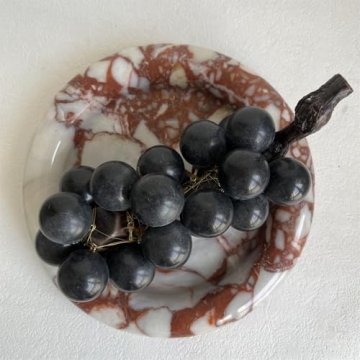 Elegant SAIDKOCC Marble Round Vanity Tray for Home Decor