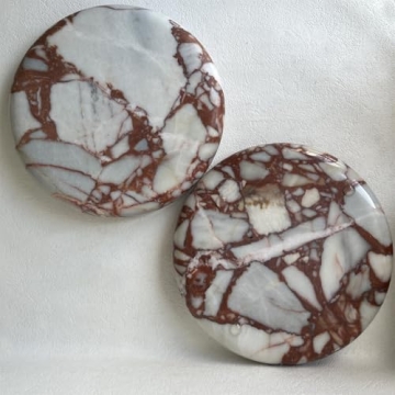 Elegant SAIDKOCC Marble Round Vanity Tray for Home Decor