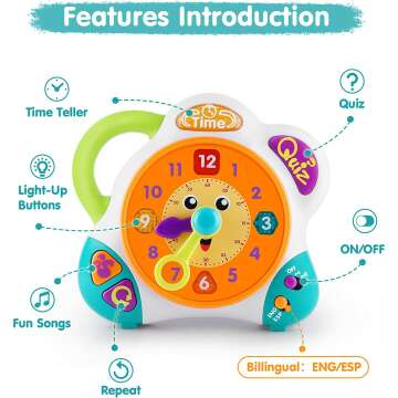 iPlay, iLearn Kids Learning Clock Toy for Kids