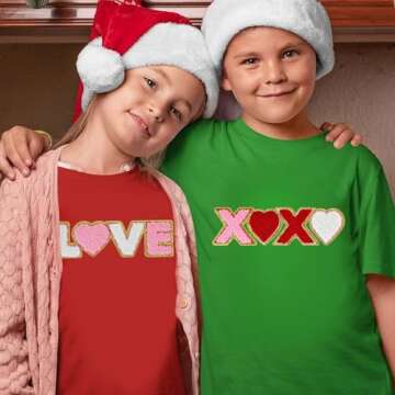 Heart Iron On Patches for Mother's Day and More