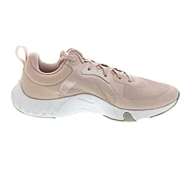 NIKE Women's Gymnastics Shoes, Pink Oxford MTLC Pewter Pale Coral White, 9 Narrow