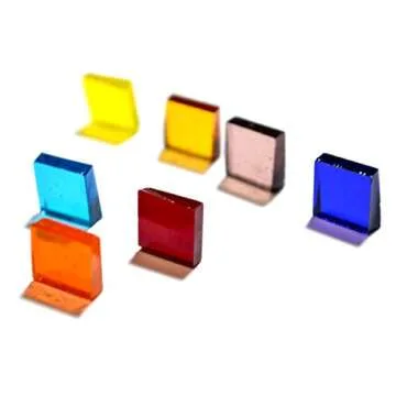 LDGJ 300g/Pack Transparent Bright Mixed Color Tumbled Stained Glass Mosaic Tiles Home Decoration Stained Glass Supplies