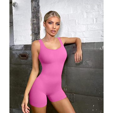 Stylish OQQ Women's Yoga Romper – Comfort & Versatility