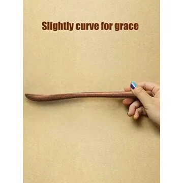 TANAAB Acacia Wood Cooking Spoon Set for Nonstick Cookware