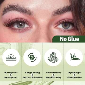 Self Adhesive Eyelash Clusters for Quick Glamour