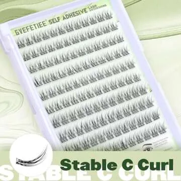 Self Adhesive Eyelash Clusters for Quick Glamour