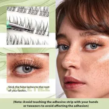 Self Adhesive Eyelash Clusters for Quick Glamour