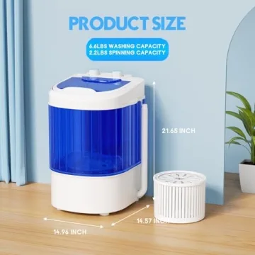 Superday Mini Portable Washing Machine for Home or RV